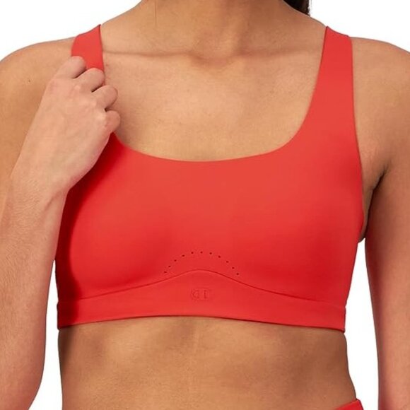 Champion MC2 Max Support Sports Bra High Impact Small 34 B/C Solar Crimson NWT - Picture 1 of 9